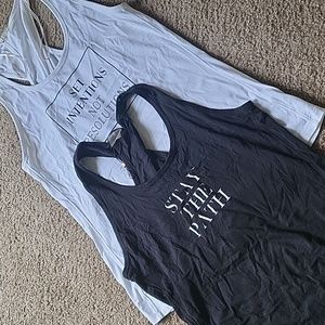 Sports crisscross tank tops
